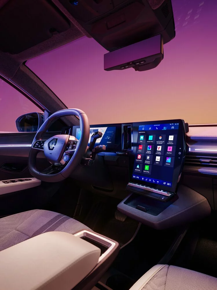 renault scenic électrique e-tech intérieur