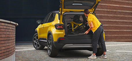 La voiture jeep avenger électrique