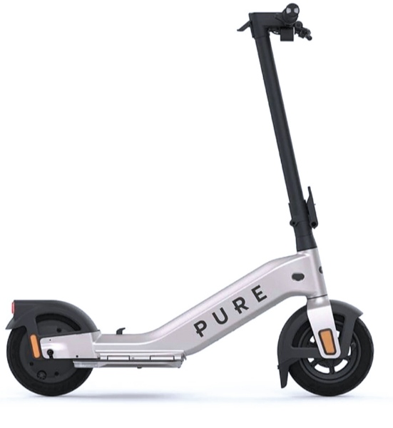 Trottinette pure air couleur blanc grisâtre 