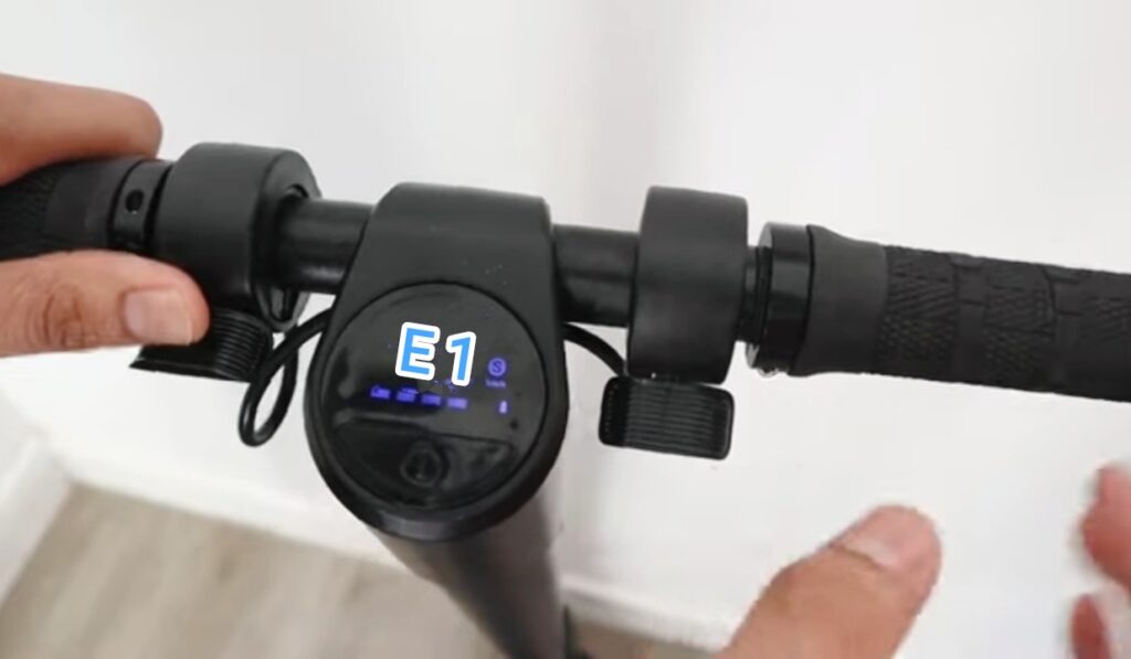 code erreur e1 trottinette urbanglide