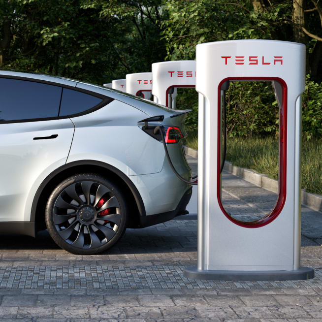 Borne de recharge tesla sperchargeur