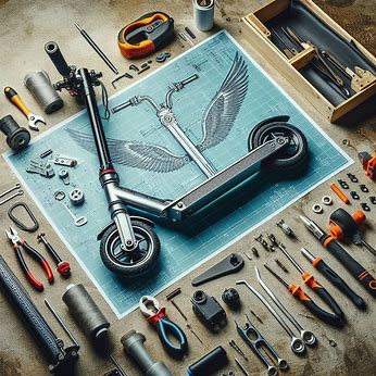 Assemblage trottinette