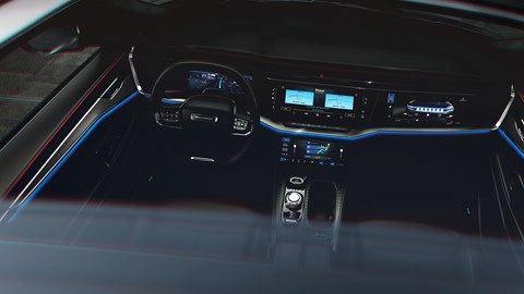Jeep wagoneer s electrique intérieur design