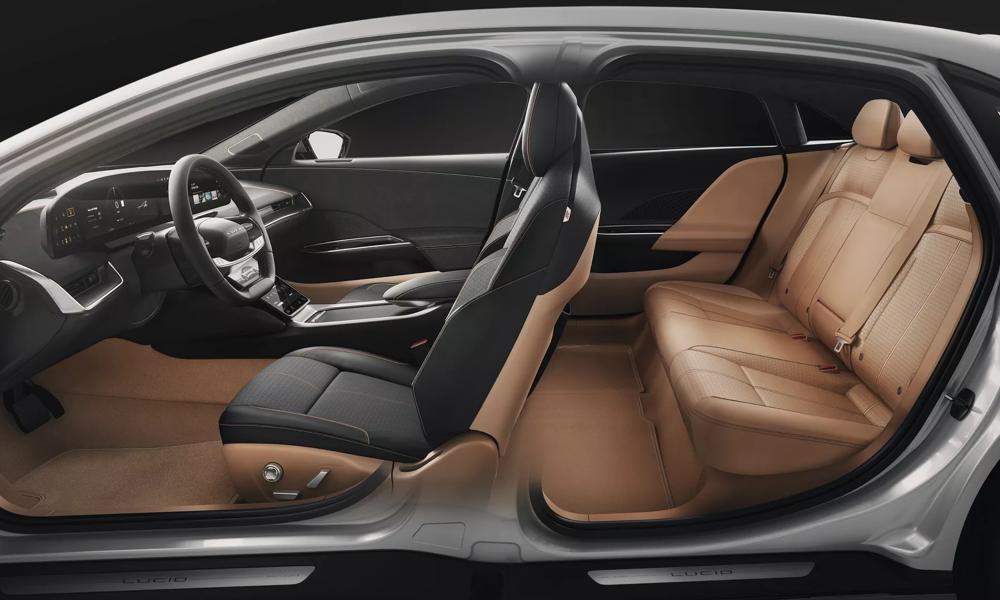 lucid air voiture électrique intérieur 