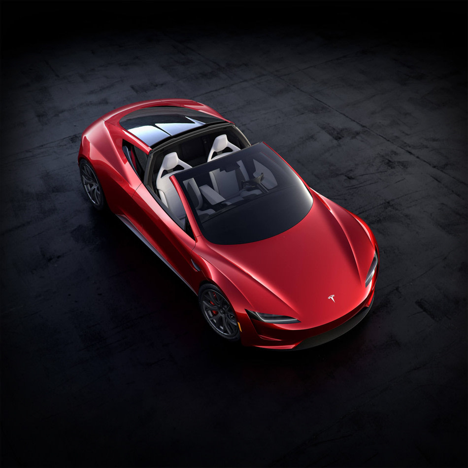 tesla roadster toit ouvrant