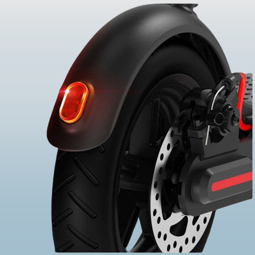 trottinette électrique feu arrière rouge clignotant