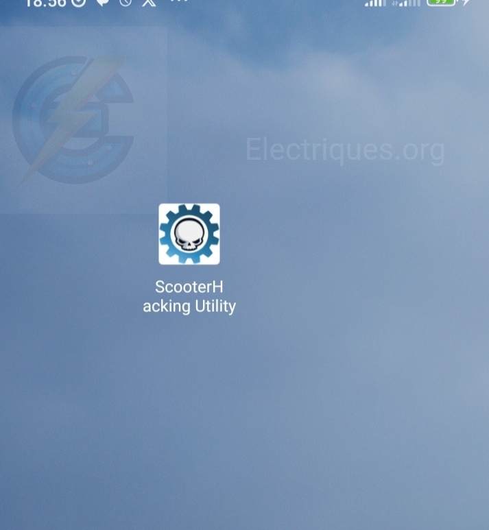 Application de débridage trottinette électrique