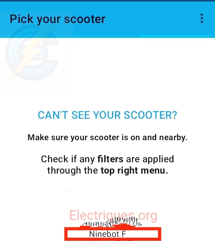 Firmware débrider trottinette f2 application android