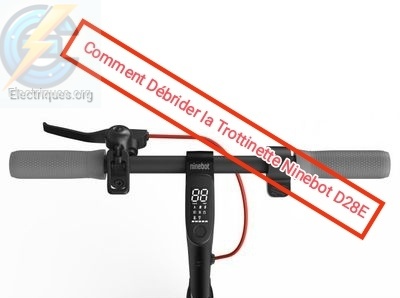 debrider trottinette ninebot d28e