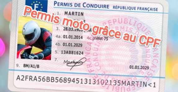 Permis moto CPF