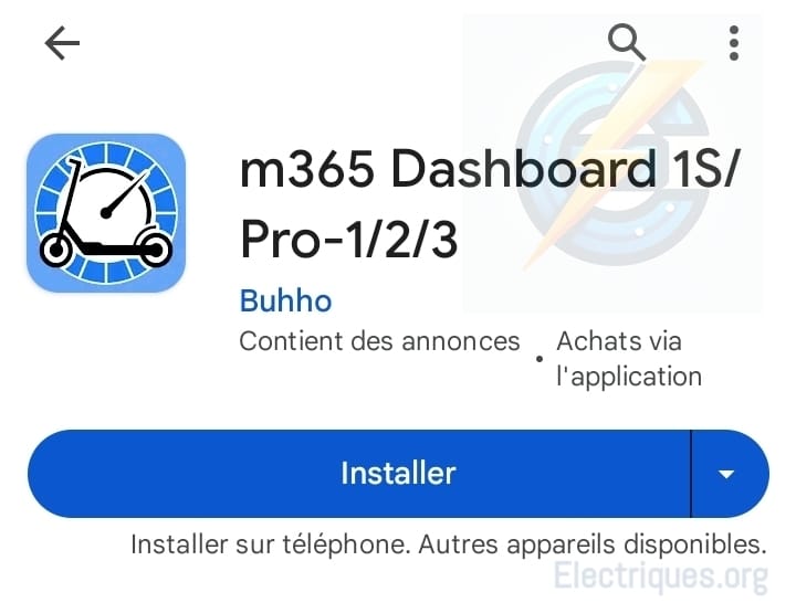 application android débrider trottinette xiaomi m365 essential
