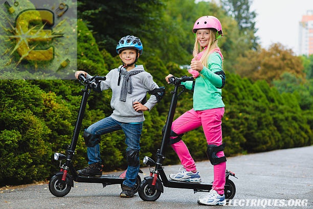 usage des trottinettes électriques enfant