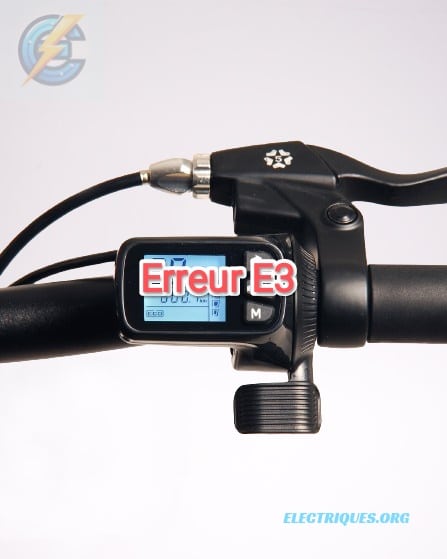 code erreur e3 trottinette électrique