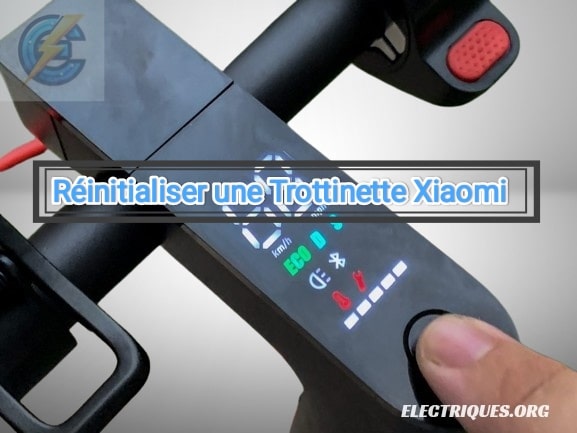 comment réinitialiser une trottinette xiaomi