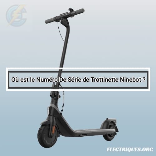 numéro de série trottinette ninebot