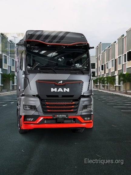 camions électriques man électrique