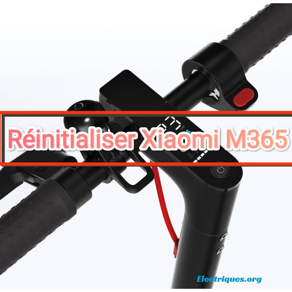 réinitialiser xiaomi m365