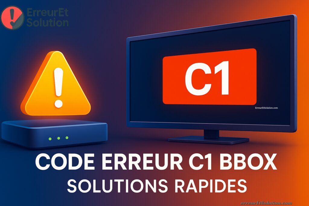code erreur c1 bbox