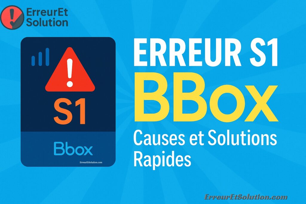 erreur s1 bbox