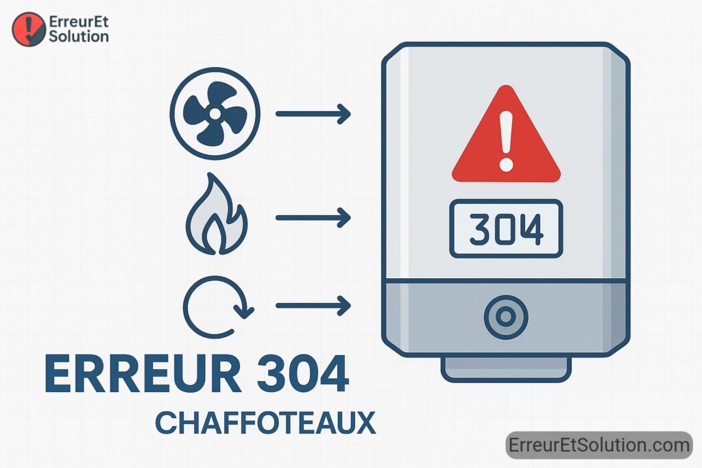 erreur 304 chaffoteaux