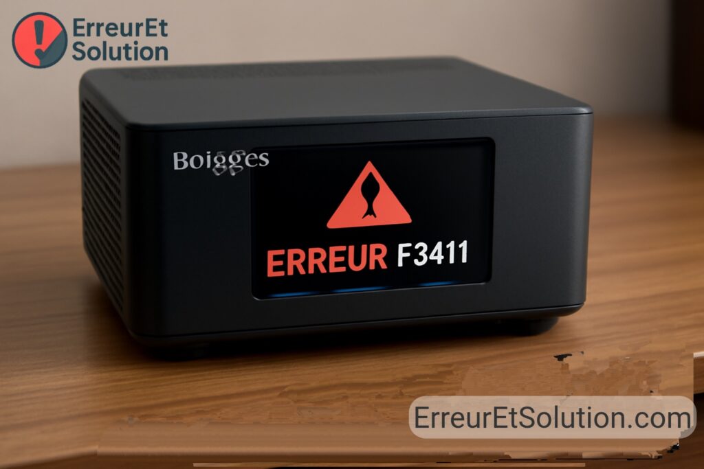 code erreur f3411 bbox