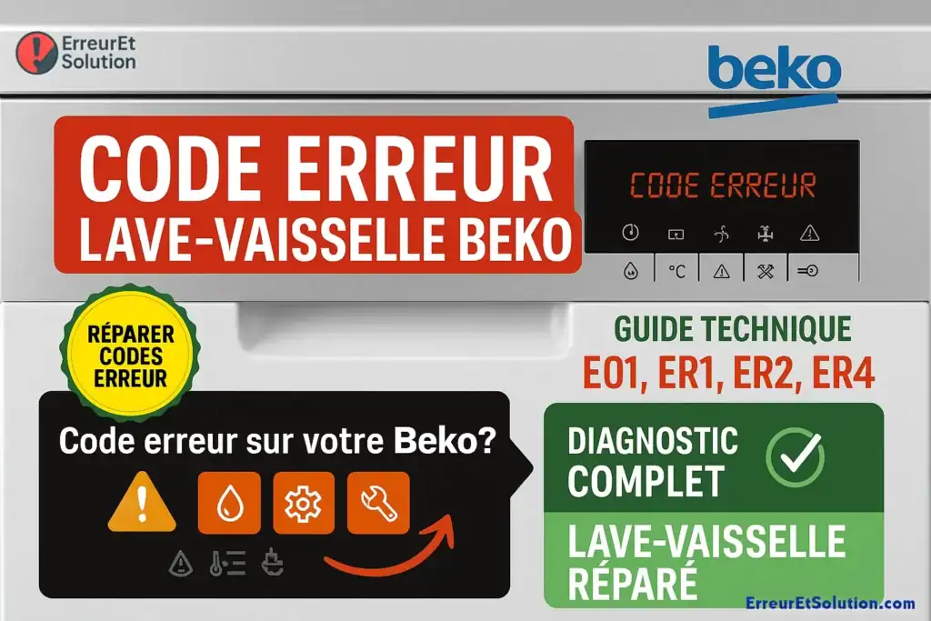 Code Erreur Lave Vaisselle Beko Décryptage des codes Erreur et Solution — free download