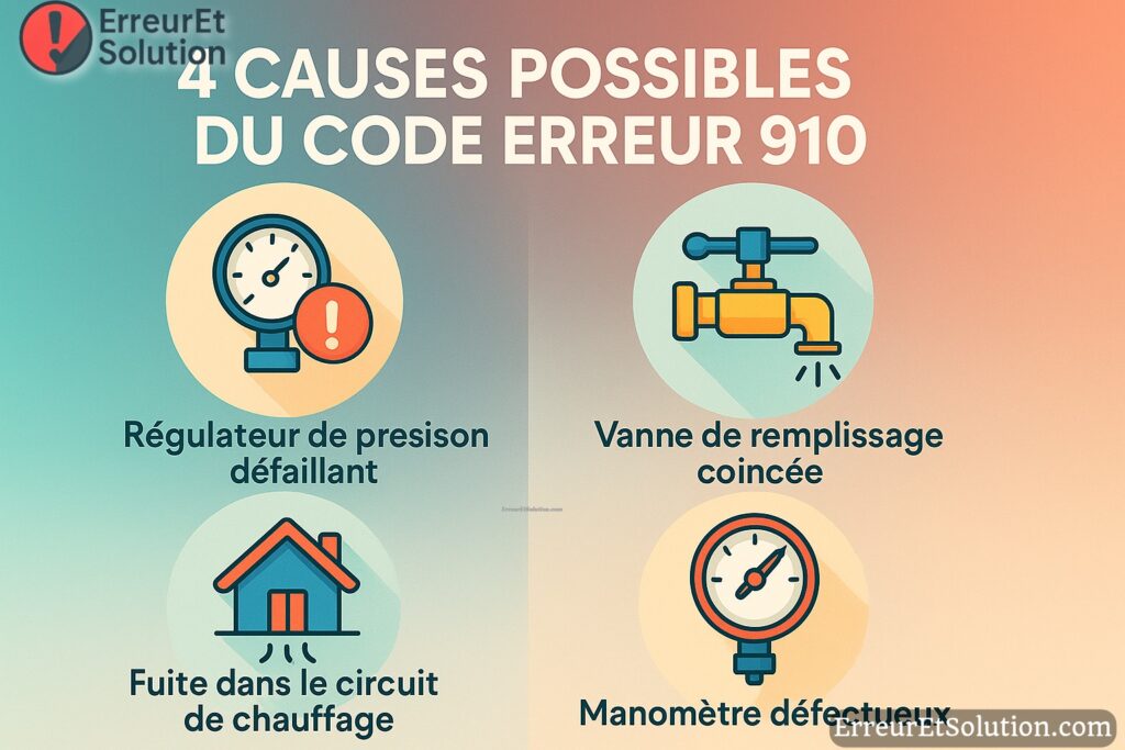 Cause erreur 910 Chaffoteaux