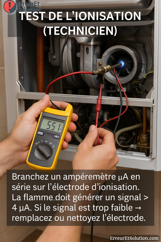 test de l’ionisation
