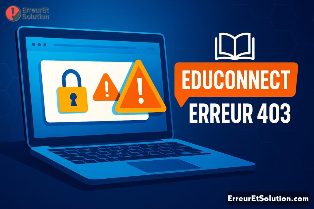 Educonnect erreur 403