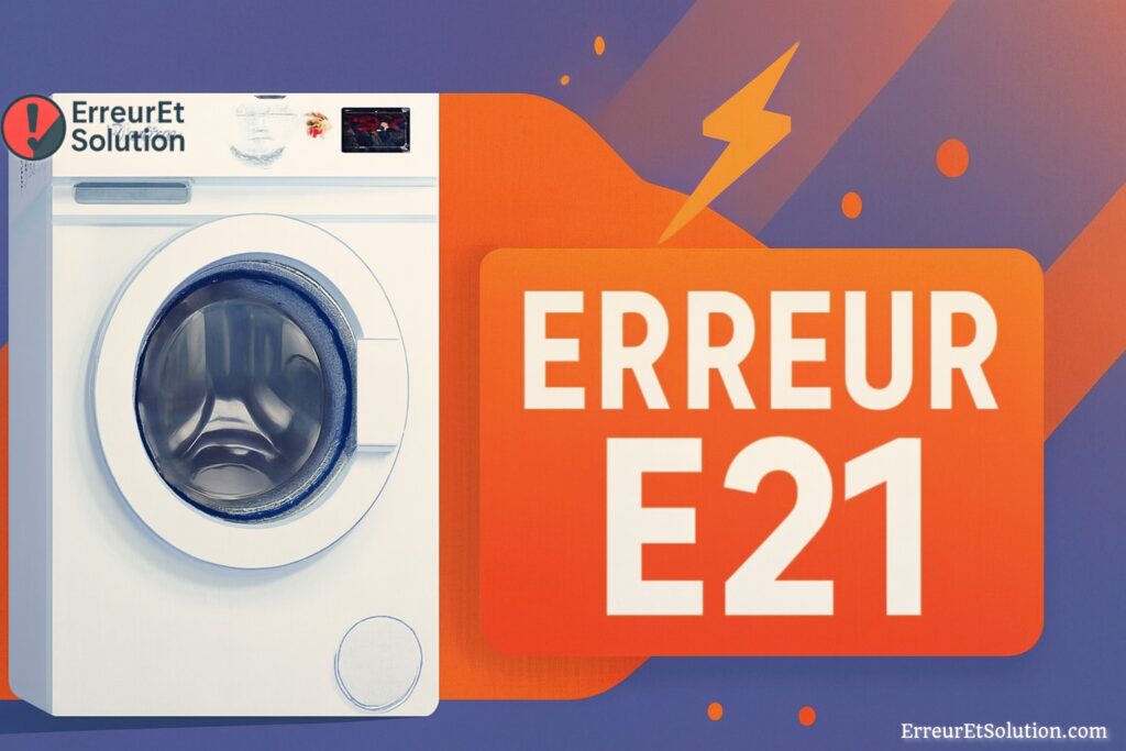 Code E21 Machine a Laver Vedette Dépannage Complet & Conseils d — free download