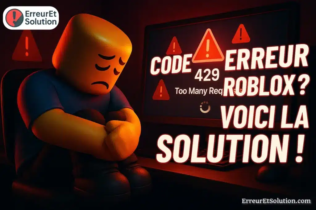 ‌Code D'Erreur 429 Roblox - Erreur et Solution